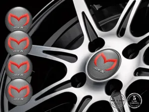 Mazda Raddekor Ausgabe Silikon-Sticker-Logo